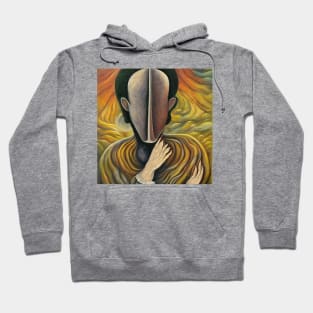 Surreal portrait without a face Hoodie